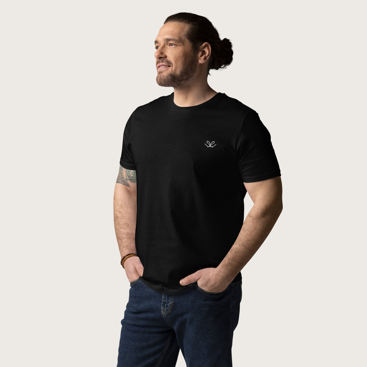 Imperium UltraSoft Organic Cotton Tee: Embroidered Logo - Unisex