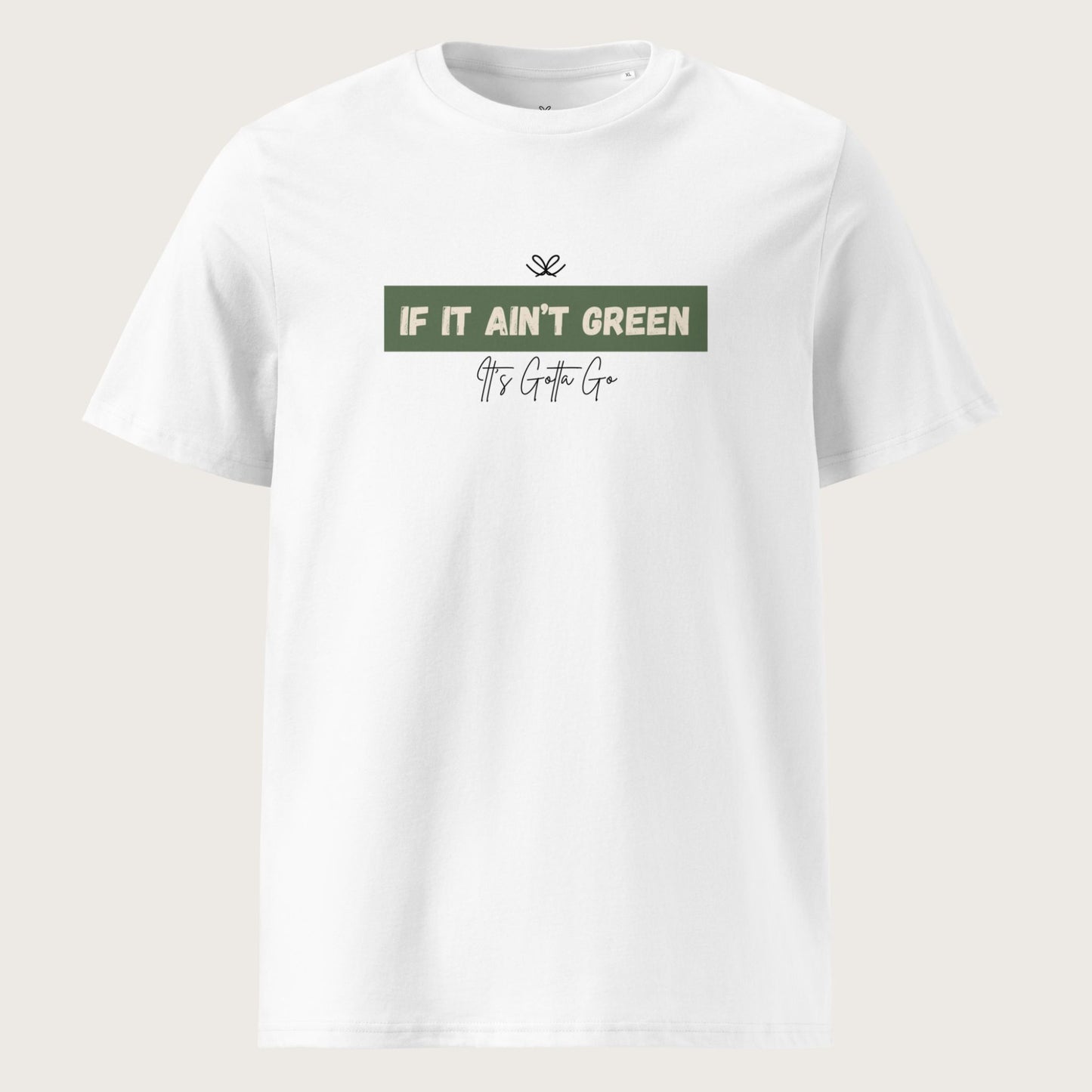 LuxPure Ultrasoft Organic Cotton Tee: If It Ain't Green - Unisex