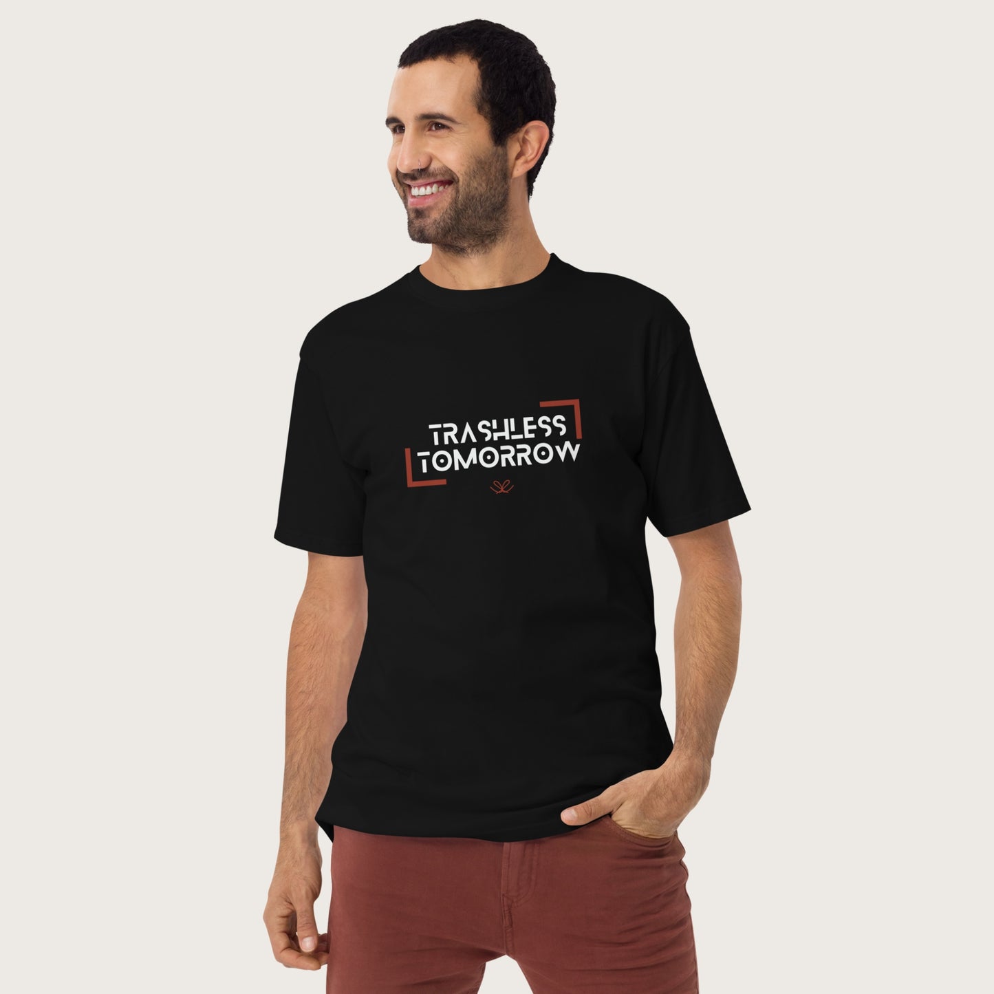 LuxPure Ultrasoft Organic Cotton Tee: Trashless Tomorrow - Unisex