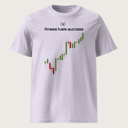 LuxPure Ultrasoft Organic Cotton Tee: Fitness Fuels Success - Unisex